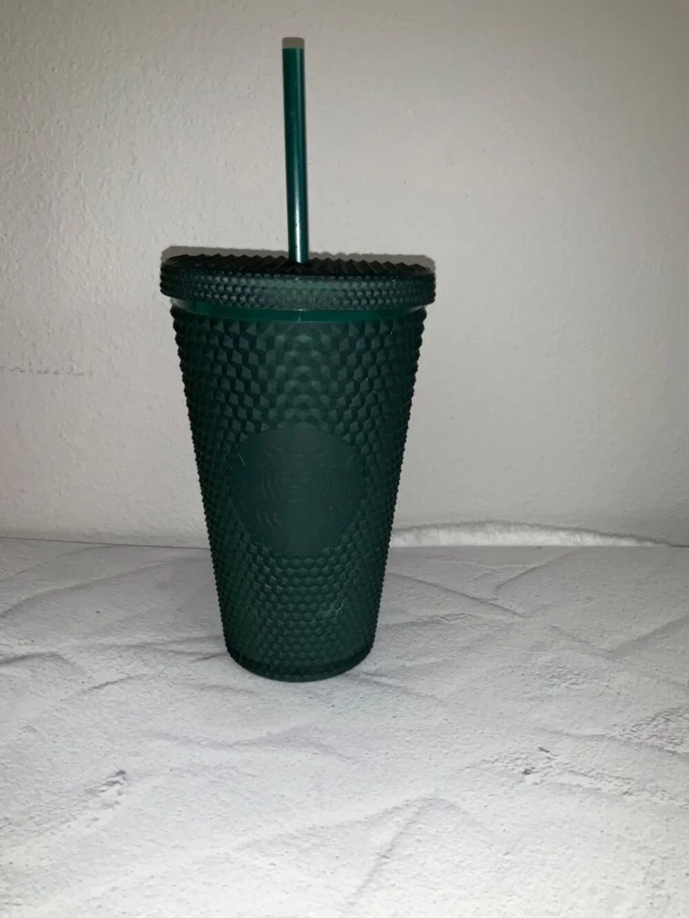Starbucks Matte Green Soft touch studded 16 oz Tumbler